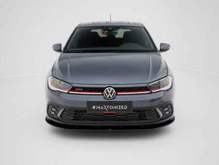 Maxton Design Street PRO Front Splitter Volkswagen Polo GTI Mk6 Facelift - VWPO6FGTICNC-FD1B - Image 3