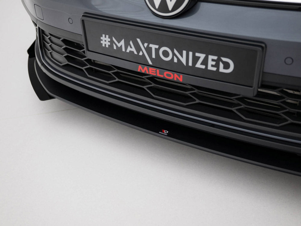 Maxton Design Street PRO Front Splitter + Flaps Volkswagen Polo GTI Mk6 Facelift - VWPO6FGTICNC-FD1B+FSF1G - Image 4