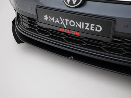 Maxton Design Street PRO Front Splitter + Flaps Volkswagen Polo GTI Mk6 Facelift - VWPO6FGTICNC-FD1B+FSF1G - Image 4