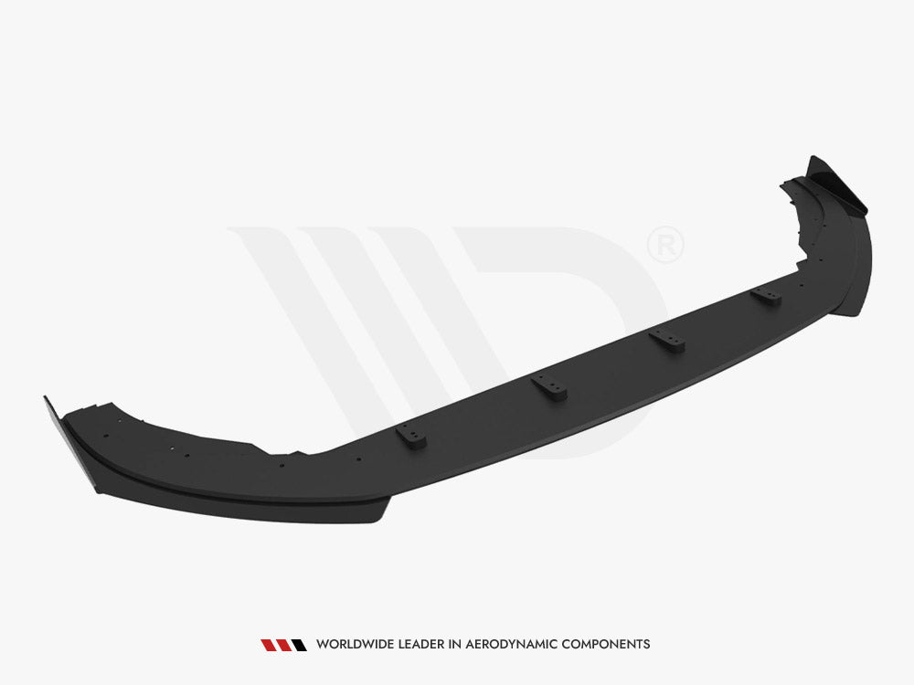 Maxton Design Street PRO Front Splitter + Flaps Volkswagen Polo GTI Mk6 Facelift - VWPO6FGTICNC-FD1B+FSF1G - Image 5