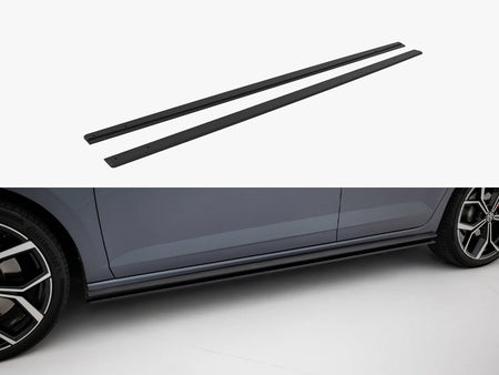 Maxton Design Street PRO Side Skirts Diffusers Volkswagen Polo GTI Mk6 Facelift - VWPO6FGTICNC-SD1B - Image 1