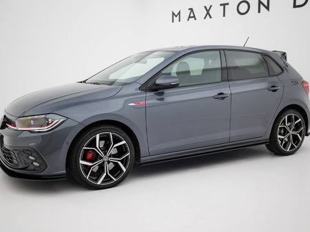 Maxton Design Street PRO Side Skirts Diffusers Volkswagen Polo GTI Mk6 Facelift - VWPO6FGTICNC-SD1B - Image 2