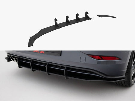 Maxton Design Street PRO Rear Diffuser Volkswagen Polo GTI Mk6 Facelift - VWPO6FGTICNC-RS1B - Image 1