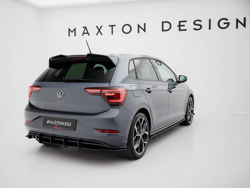 Maxton Design Street PRO Rear Diffuser Volkswagen Polo GTI Mk6 Facelift - VWPO6FGTICNC-RS1B - Image 2