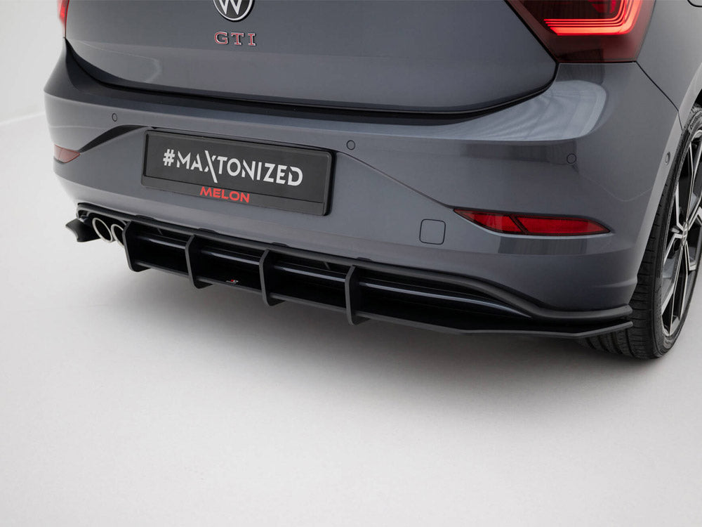 Maxton Design Street PRO Rear Diffuser Volkswagen Polo GTI Mk6 Facelift - VWPO6FGTICNC-RS1B - Image 3