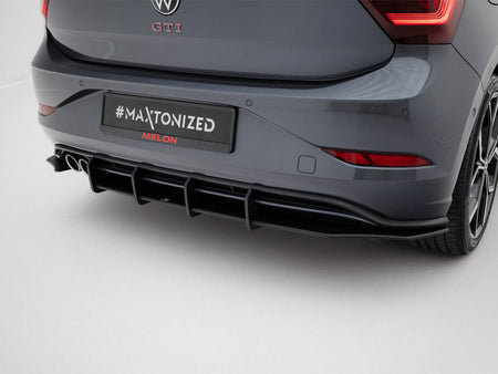 Maxton Design Street PRO Rear Diffuser Volkswagen Polo GTI Mk6 Facelift - VWPO6FGTICNC-RS1B - Image 3