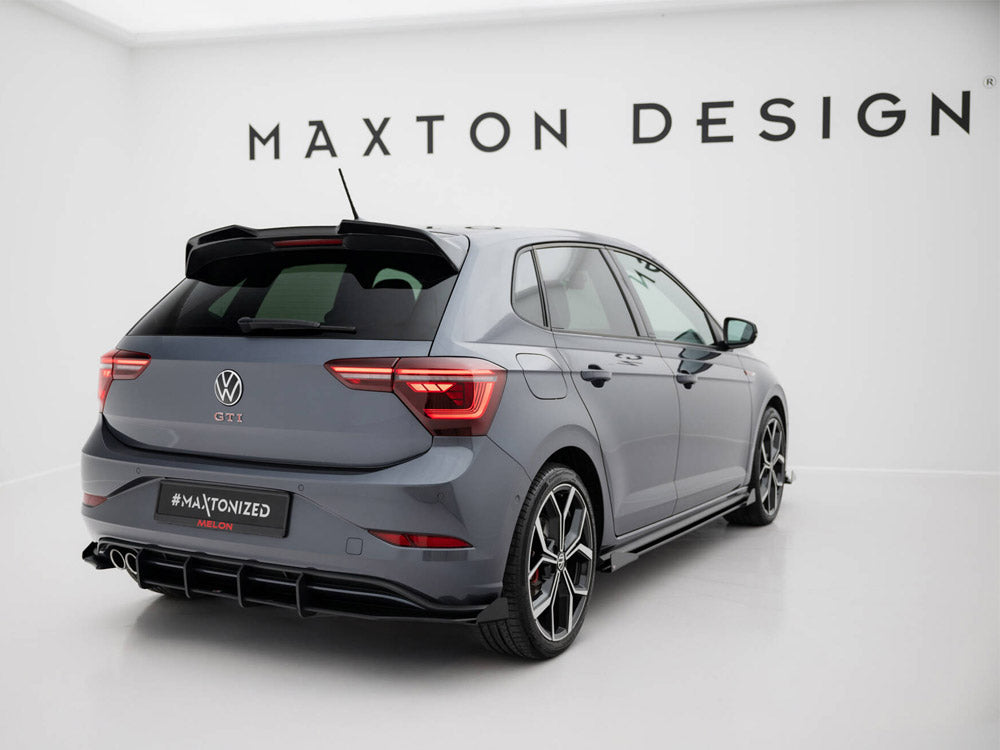 Maxton Design Street PRO Rear Diffuser + Flaps Volkswagen Polo GTI Mk6 Facelift - VWPO6FGTICNC-RS1B+RSF1G - Image 2