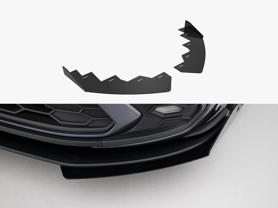 Maxton Design Front Flaps Volkswagen Polo GTI Mk6 Facelift - VWPO6FGTICNC-FSF1G - Image 1