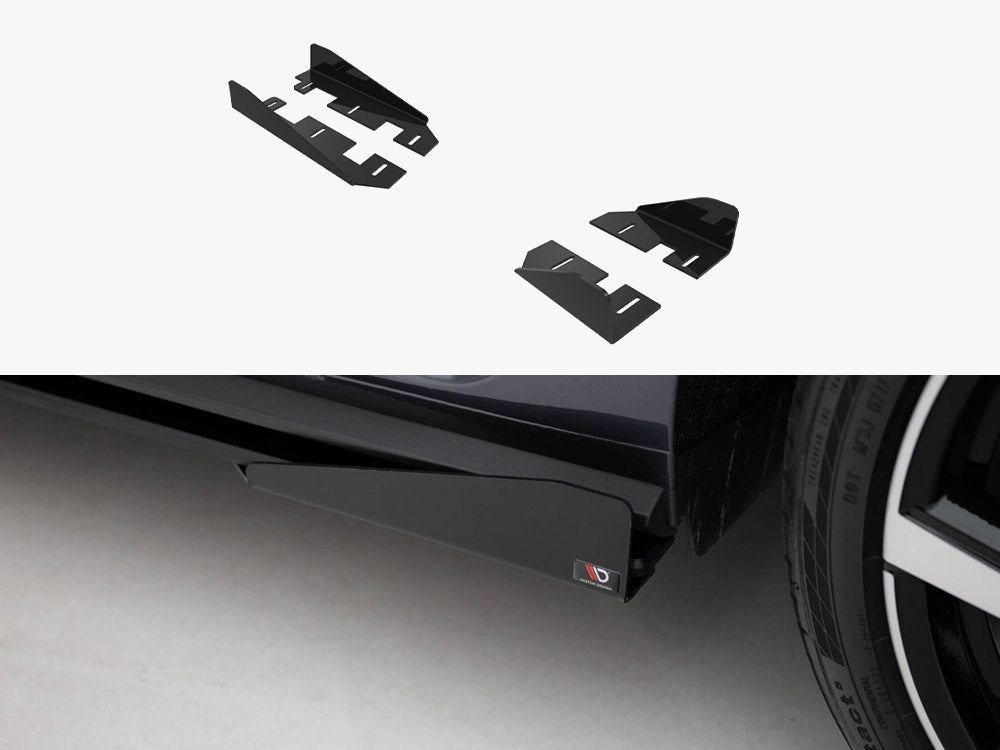Maxton Design Side Flaps Volkswagen Polo GTI Mk6 Facelift - VWPO6FGTICNC-SF1G - Image 1