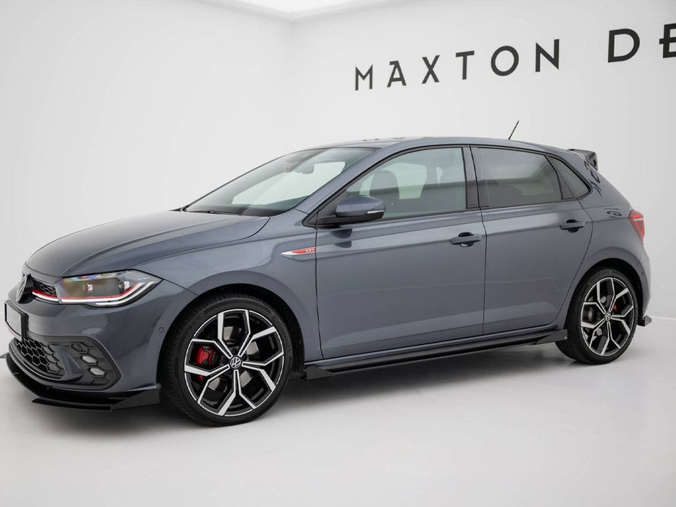 Maxton Design Side Flaps Volkswagen Polo GTI Mk6 Facelift - VWPO6FGTICNC-SF1G - Image 2