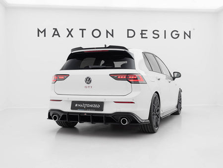 Maxton Design Street PRO Rear Diffuser V.3 Volkswagen Golf GTI Mk8 - VWGO8GTICNC-RS3B - Image 2