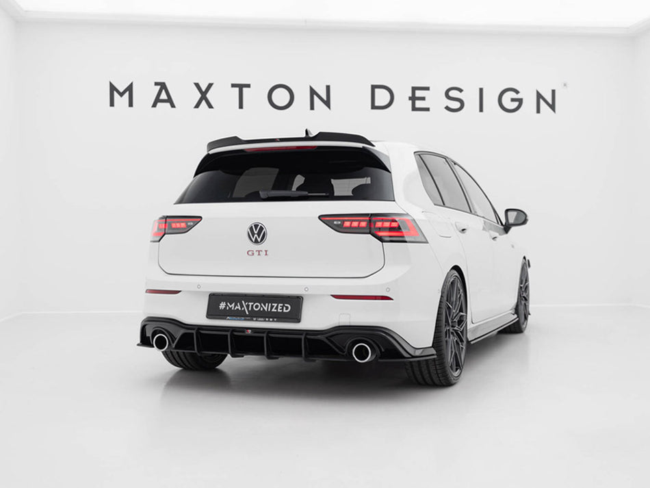 Maxton Design Street PRO Rear Diffuser V.3 Volkswagen Golf GTI Mk8 - VWGO8GTICNC-RS3B - Image 2