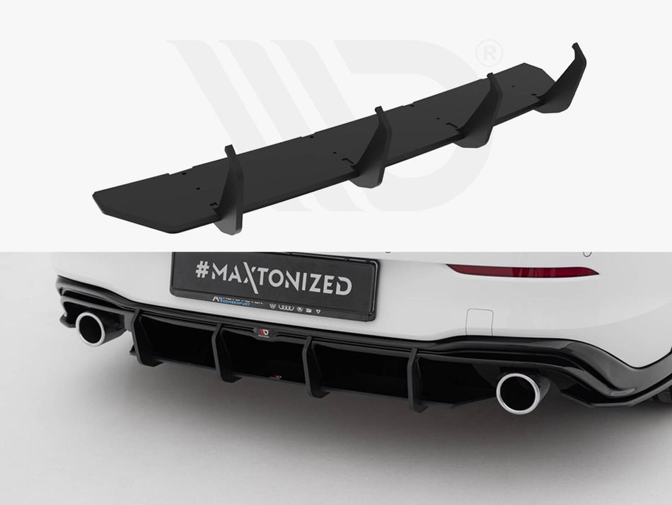 MAXTON DESIGN Street PRO Rear Diffuser V.4 Volkswagen Golf GTI Mk8
