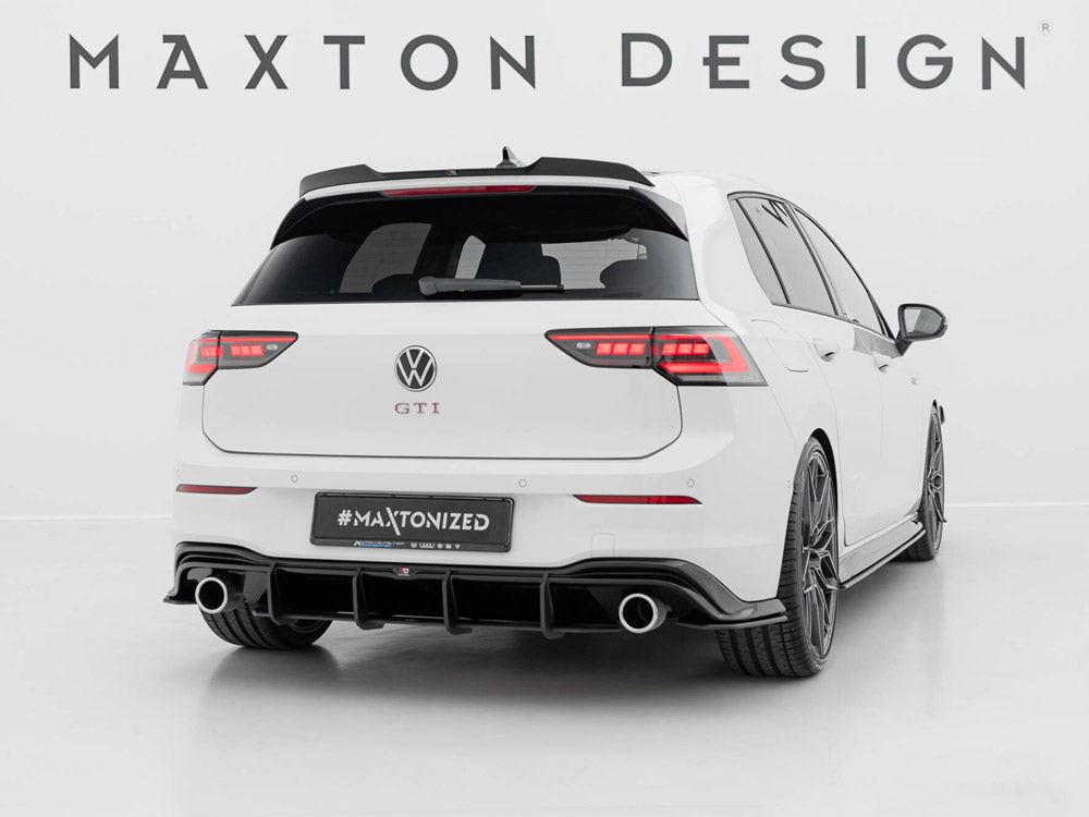 Maxton Design Street PRO Rear Diffuser V.4 Volkswagen Golf GTI Mk8 - VWGO8GTICNC-RS4B - Image 2