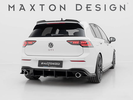 Maxton Design Street PRO Rear Diffuser V.4 Volkswagen Golf GTI Mk8 - VWGO8GTICNC-RS4B - Image 2