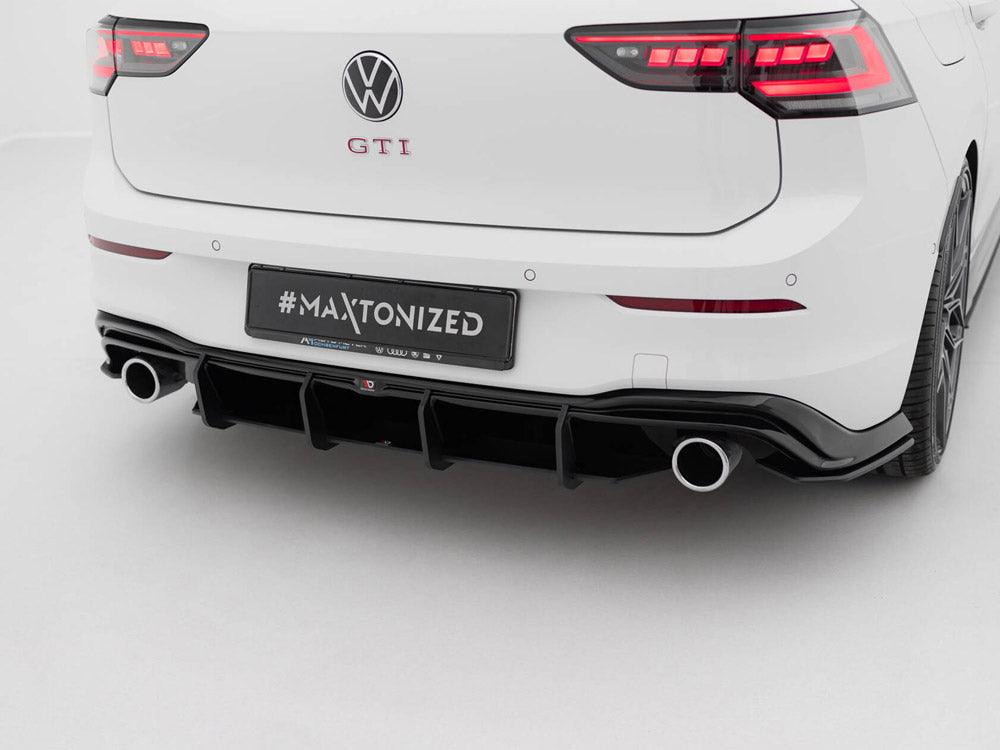 Maxton Design Street PRO Rear Diffuser V.4 Volkswagen Golf GTI Mk8 - VWGO8GTICNC-RS4B - Image 3