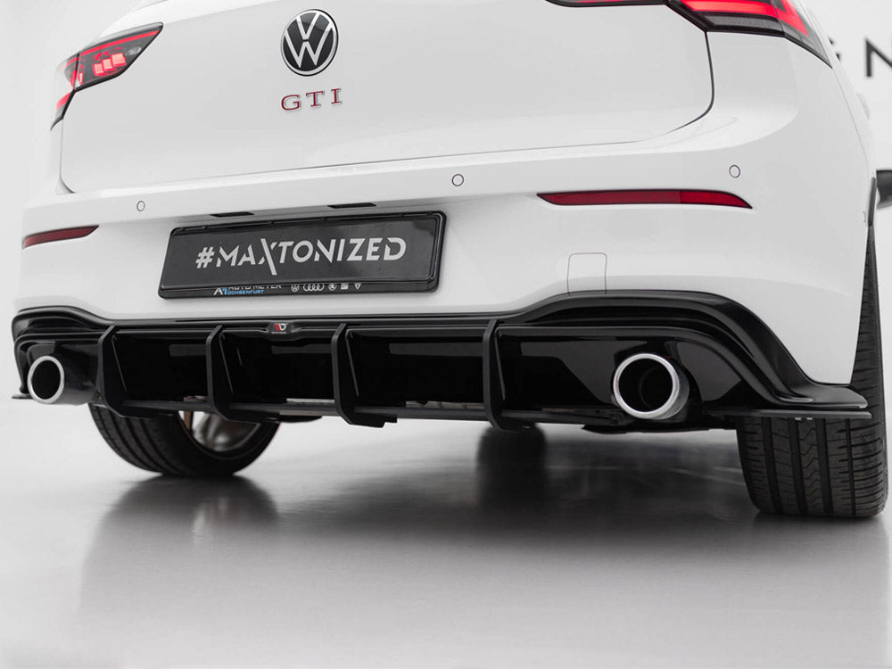 Maxton Design Street PRO Rear Diffuser V.4 Volkswagen Golf GTI Mk8 - VWGO8GTICNC-RS4B - Image 4