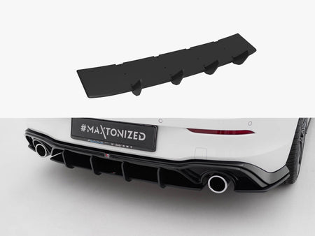 Maxton Design Street PRO Rear Diffuser V.5 Volkswagen Golf GTI Mk8 - VWGO8GTICNC-RS5B - Image 1