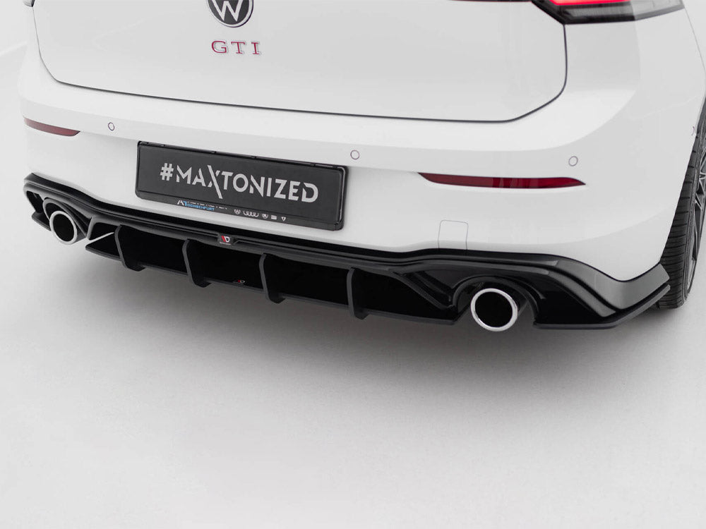 Maxton Design Street PRO Rear Diffuser V.5 Volkswagen Golf GTI Mk8 - VWGO8GTICNC-RS5B - Image 3