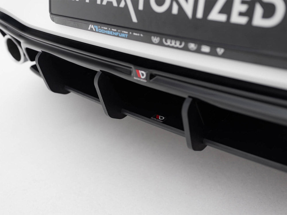 Maxton Design Street PRO Rear Diffuser V.5 Volkswagen Golf GTI Mk8 - VWGO8GTICNC-RS5B - Image 4