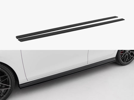 Street PRO Side Skirts Diffusers V.2 Volkswagen Golf GTI / GTE / GTI Clubsport / R-Line Mk8