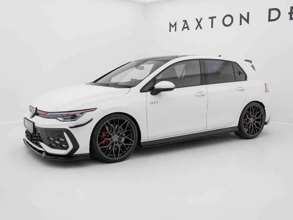 Maxton Design Street PRO Side Skirts Diffusers V.2 Volkswagen Golf GTI / GTE / GTI Clubsport / R-Line Mk8 - VWGO8GTICNC-SD2B - Image 3