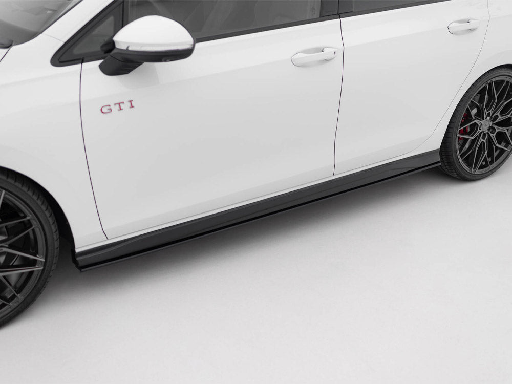Maxton Design Street PRO Side Skirts Diffusers V.2 Volkswagen Golf GTI / GTE / GTI Clubsport / R-Line Mk8 - VWGO8GTICNC-SD2B - Image 4