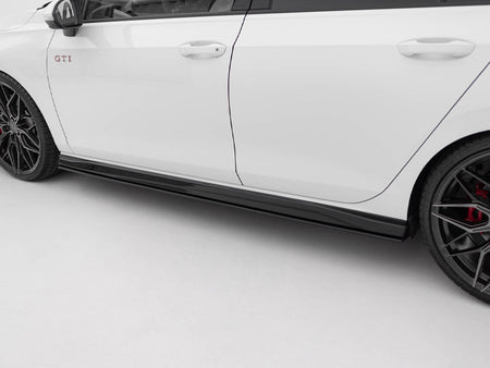 Maxton Design Street PRO Side Skirts Diffusers V.2 Volkswagen Golf GTI / GTE / GTI Clubsport / R-Line Mk8 - VWGO8GTICNC-SD2B - Image 5