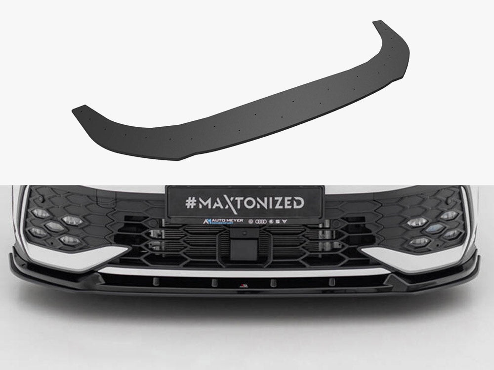 Maxton Design Street PRO Front Splitter V.2 Volkswagen Golf GTI / GTE / R-Line Mk8 Facelift - VWGO8FGTICNC-FD2B - Image 1