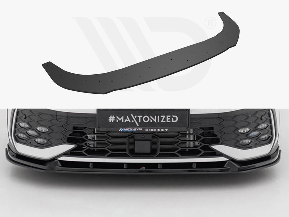 MAXTON DESIGN Street PRO Front Splitter V.2 Volkswagen Golf GTI / GTE / R-Line Mk8 Facelift