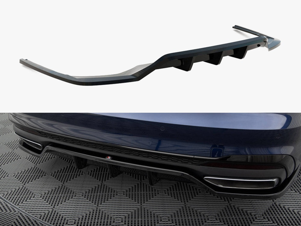 Maxton Design Rear Splitter (Vertical Bars) V.2 Audi A4 S-Line B9 Facelift - AU-A4-B9F-SLINE-RD3G+RD4G - Image 1