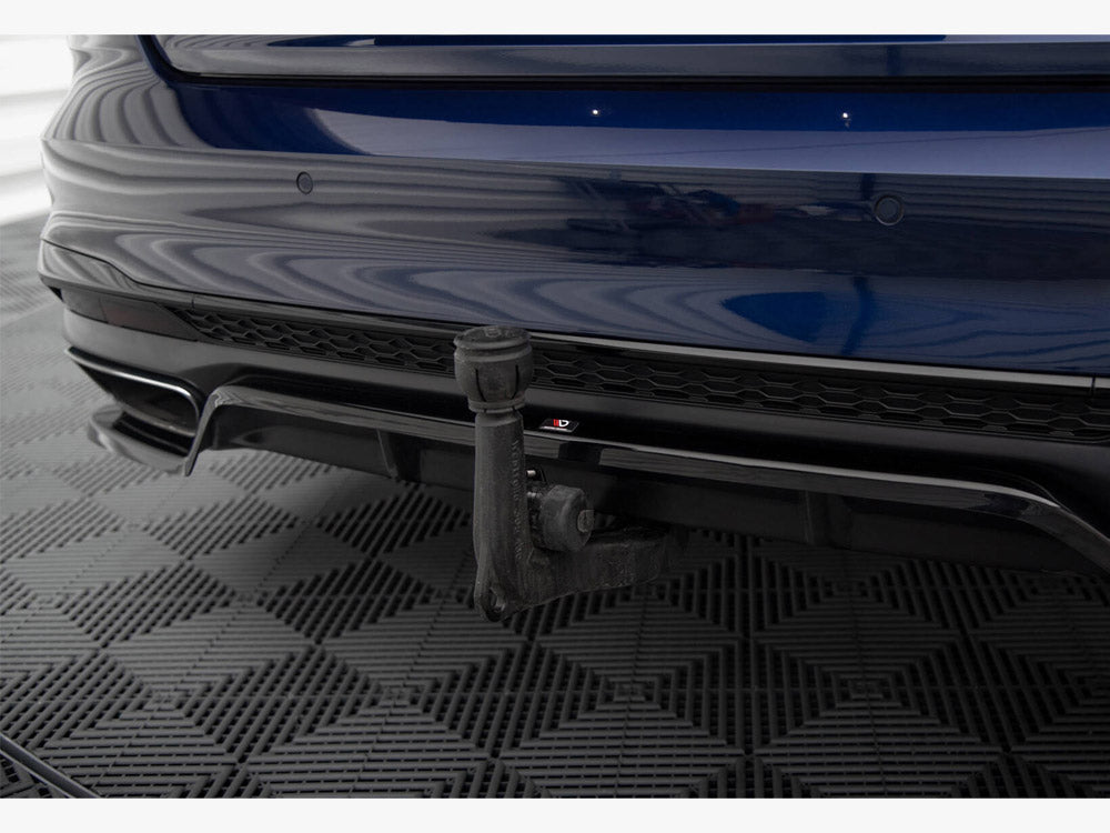 Rear Splitter (Vertical Bars) V.2 Audi A4 S-Line B9 Facelift
