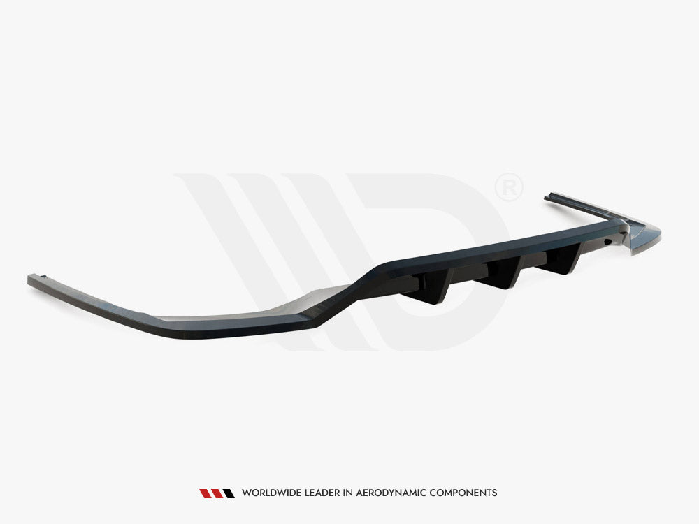 Rear Splitter (Vertical Bars) V.2 Audi A4 S-Line B9 Facelift