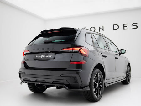 Rear Splitter (Vertical Bars) Skoda Kamiq Monte Carlo Mk1 Facelift