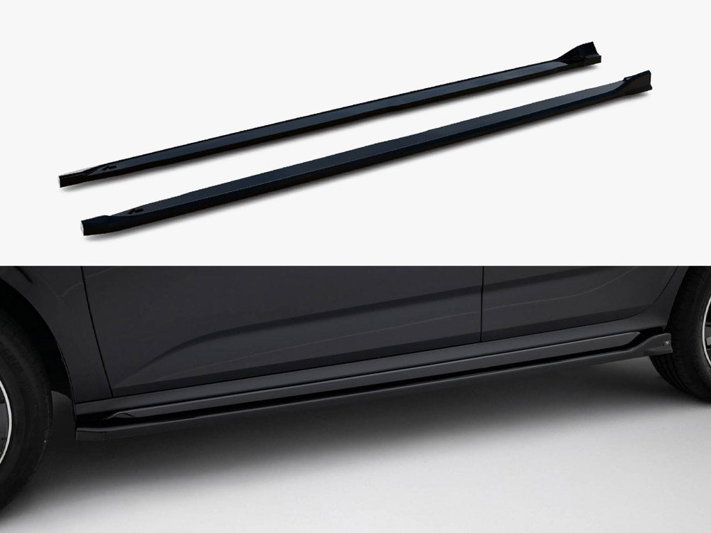 Maxton Design Side Skirts Diffusers Skoda Kamiq Monte Carlo Mk1 Facelift - SK-KM-1F-MC-SD1G - Image 1