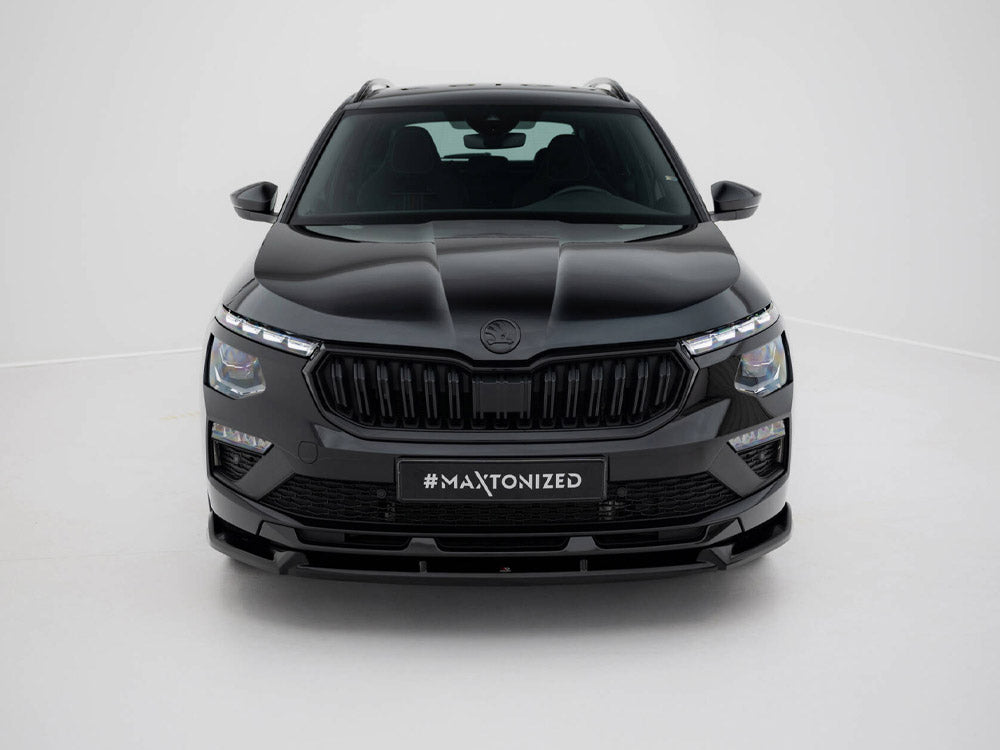 Maxton Design Front Splitter V.2 Skoda Kamiq Monte Carlo Mk1 Facelift - SK-KM-1F-MC-FD2G - Image 3