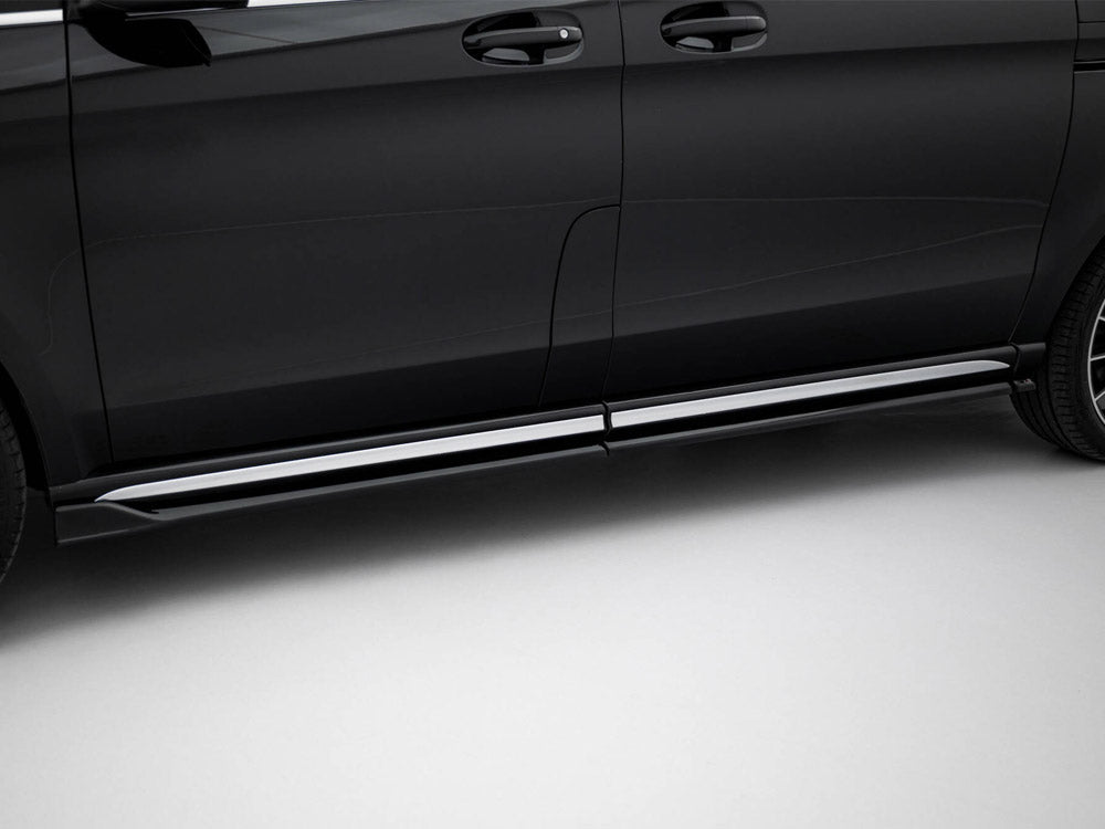 Maxton Design Side Skirts Diffusers V.2 Mercedes-Benz V-Class Long AMG-Line W447 Facelift 2 - ME-V-447F2-AMGLINE-SD1A+B+CG - Image 3