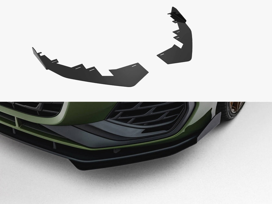 Maxton Design Front Flaps Audi S3 Sportback / A3 S-line Sportback 8Y Facelift - AUS38YFCNC-FSF1G - Image 1