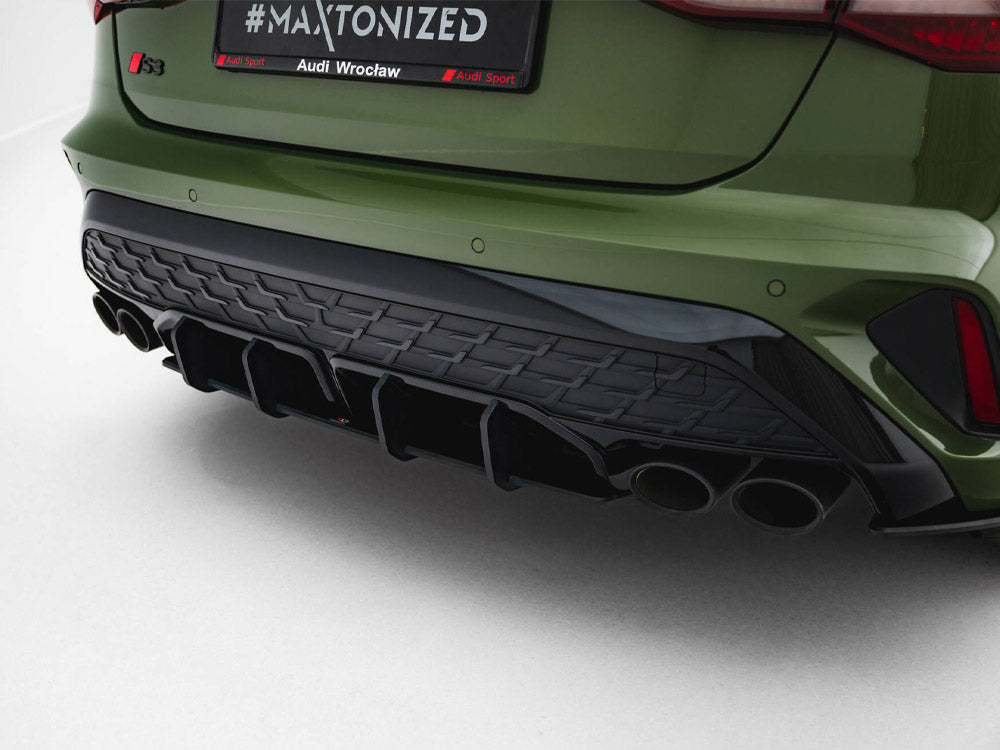 Maxton Design Street PRO Rear Diffuser Audi S3 Sportback 8Y Facelift - AUS38YFCNC-RS1B - Image 3