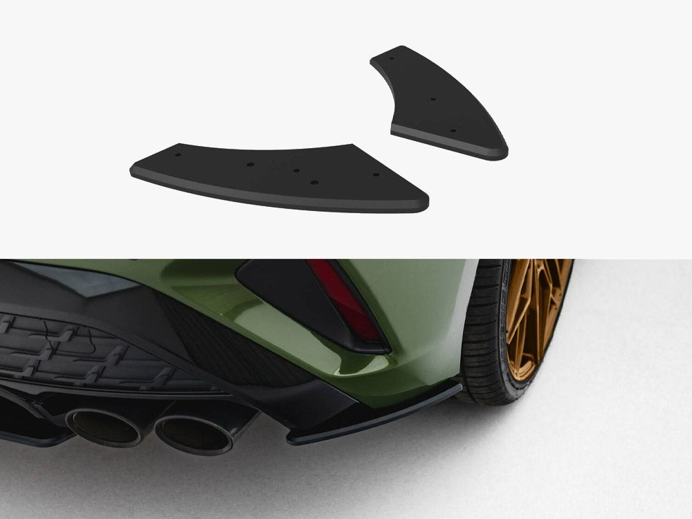 Maxton Design Street Pro Rear Side Splitters Audi S3 Sportback 8Y Facelift - AUS38YFCNC-RSD1B - Image 1