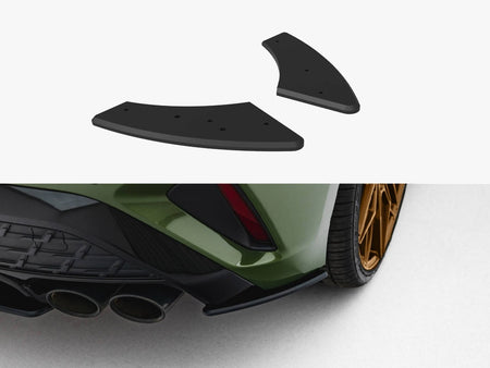 Maxton Design Street Pro Rear Side Splitters Audi S3 Sportback 8Y Facelift - AUS38YFCNC-RSD1B - Image 1