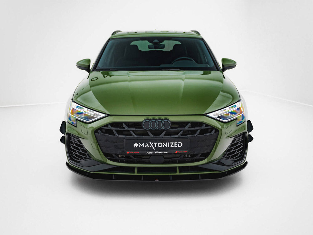 Maxton Design Street PRO Front Splitter Audi S3 Sportback / A3 S-Line Sportback 8Y Facelift - AUS38YFCNC-FD1B - Image 3