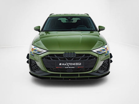 Maxton Design Street PRO Front Splitter Audi S3 Sportback / A3 S-Line Sportback 8Y Facelift - AUS38YFCNC-FD1B - Image 3