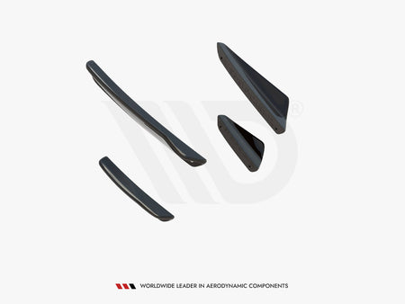 Front Bumper Wings (Canards) Audi S3 Sportback / A3 S-Line Sportback 8Y Facelift