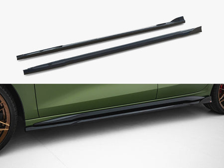 Maxton Design Side Skirts Diffusers V.3 Audi S3 Sportback / A3 S-Line Sportback 8Y Facelift - AU-S3-8YF-S-SD2G - Image 1