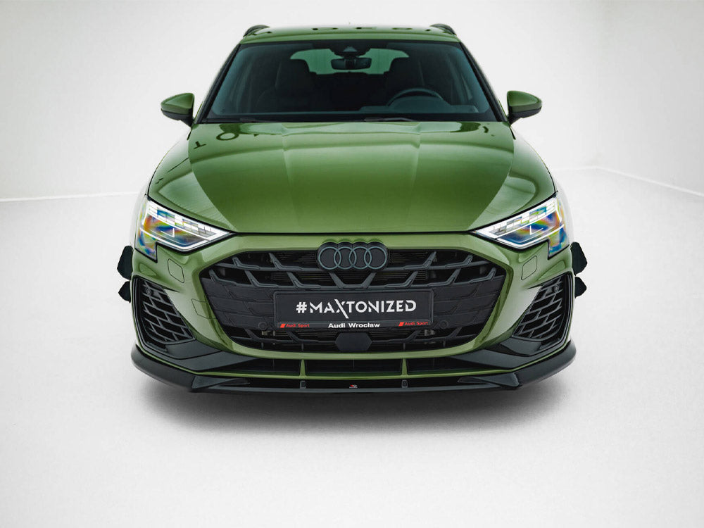 Maxton Design Front Splitter V.1 Audi S3 Sportback / A3 S-Line Sportback 8Y Facelift - AU-S3-8YF-S-FD1G - Image 3