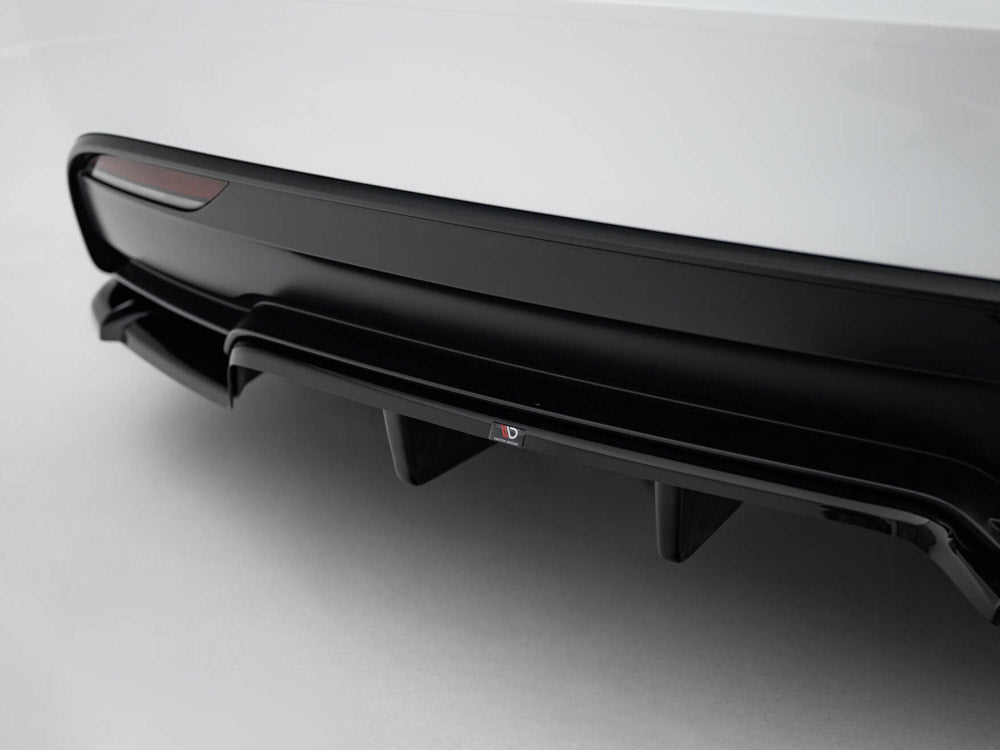Rear Splitter (Vertical Bars) V.2 Tesla Model 3 Performance Mk1 Facelift