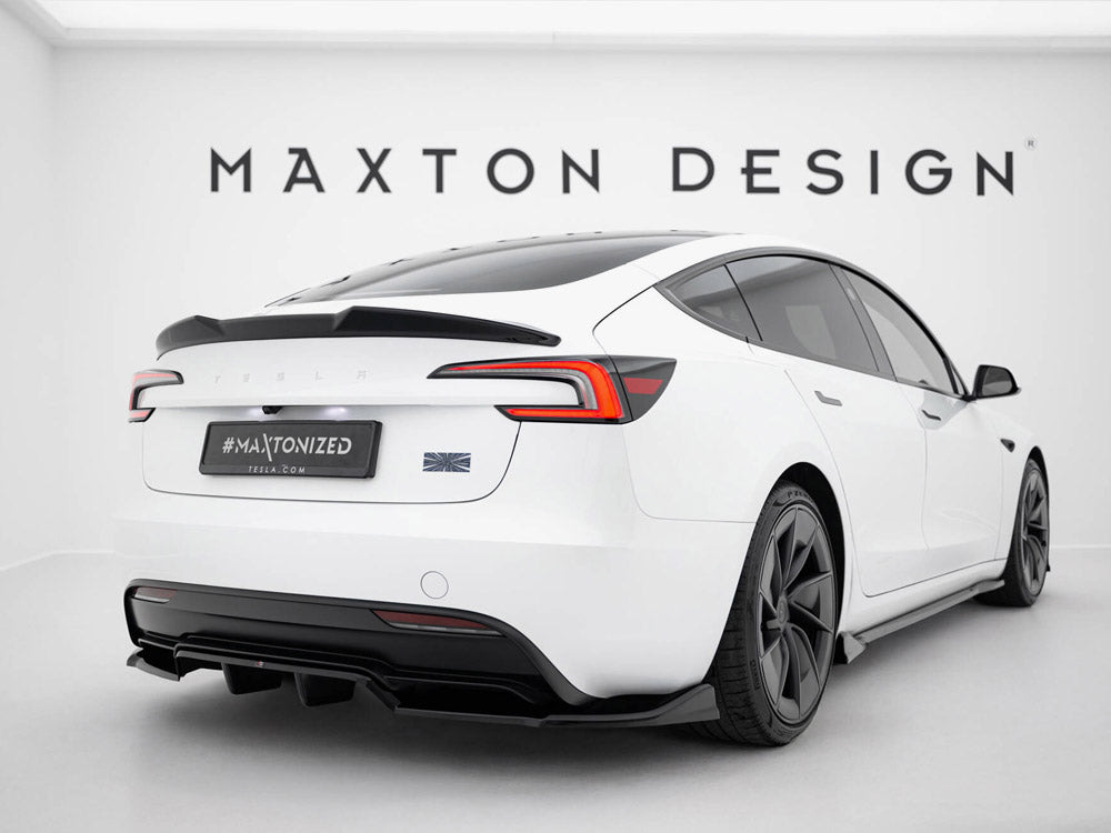 Maxton Design Spoiler CAP 3D Tesla Model 3 Performance Mk1 Facelift - TE-MODEL3-1F-CAP3D1G - Image 2