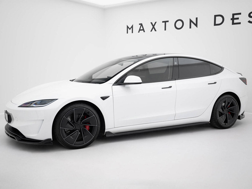 Maxton Design Side Skirts Diffusers V.3 Tesla Model 3 Performance Mk1 Facelift - TE-MODEL3-1-SD2G - Image 2