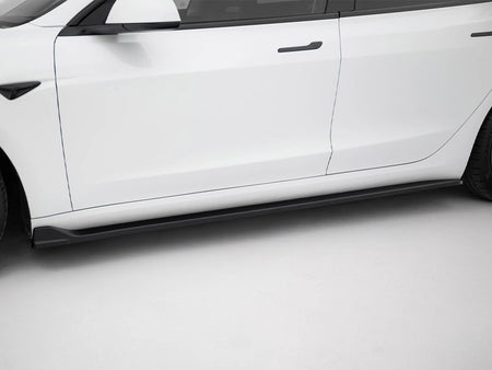 Maxton Design Side Skirts Diffusers V.3 Tesla Model 3 Performance Mk1 Facelift - TE-MODEL3-1-SD2G - Image 3